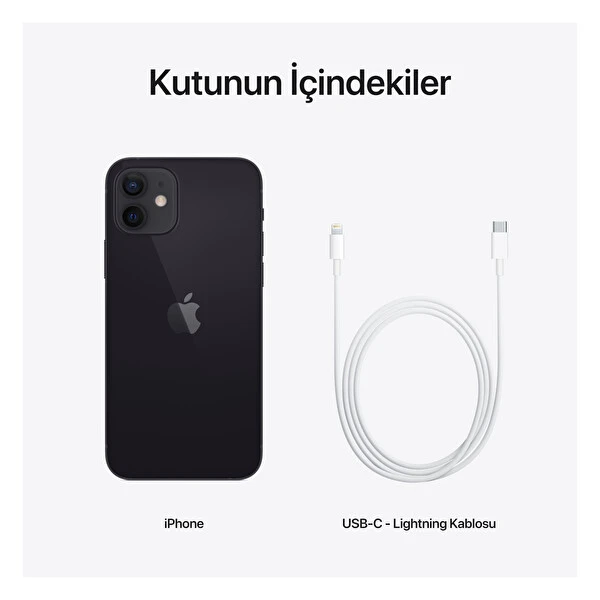 Apple iPhone 12 128GB Akıllı Telefon Siyah - Görsel 7